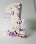 Fairy 1st Birthday/Enchanted Fairy First Birthday/Fairy Garden Birthday/Fairy party decoration/3D Cardstock number/LIGHTWEIGHT item