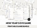 New Year's Game Printable New Year's Eve Party Game Bundle New Years Holiday Party Game for Kids and Adults Printable New Years Party Game