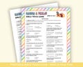 Samson and Delilah Bible Trivia Game for kids, Bible Story Activities, Church Activity Sheet, Bible Trivia Game Printable