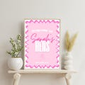 Hen Party Editable Welcome Sign Template, Pink Wavey Bachelorette Welcome sign, Bachelorette Decorations, Instant Download, hens party canva