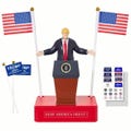 NEW - Donald Trump Desktop Pencil Sharpener With Hidden Tray