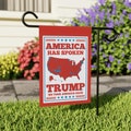 Trump Won Garden Flag Election Map 2024 Garden Flag Maga Merch Garden Flag Republican Yard Flag Trump Gift America Has Spoken Get Over It