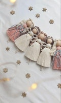 Macrame Tree Ornaments, Christmas Angel Decorations, Macrame Holiday Gift Ideas, Macrame Christmas Hanging, Macrame Holiday Decor