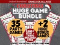 Christmas Game Bundle | Holiday Party Games | Printable Christmas Games for Kids and Adults | Party Games | Classroom Games | Mega Bundle