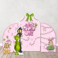 Characters/Custom PROPS Cutouts in Foam Board- Coroplast, She is a Mean One, Green Christmas, Grinchmas, She is a Sweet One Party Backdrop