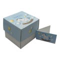 Personalized Birth Baptism Favor Box Confetti Holder (Ritta Cavallino 33)