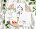 Woodland Animal 123 Coloring Book Baby Shower Activity, Printable Numbers Book pdf, 1st Birthday Keepsake Gift, Guest Book Alternative, AN1