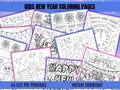 New Years Coloring Pages for Kids