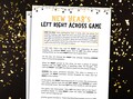 New Years Left Right Across Game Printable New Years Eve Game New Years Left Right Game Pass The Gift Game NYE Game New Years Eve Party Game