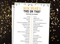 New Years This or That Game Printable New Years Eve Game New Years Would You Rather Game NYE Game New Years Eve Party Game For Adults