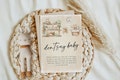 Don't Say Baby Clothespin Game | Don't Say Baby Sign Printable | Baby Shower Sign | Don't Say Baby Game | Baby Shower Games Printable