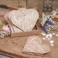 10 Kraft Heart Confetti Cones, Wedding Confetti Cones, Wedding Confetti Bags, Rustic Wedding Decorations, Confetti Packets, Engagement Party