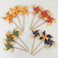 Fall themed pinwheels 1 dozen
