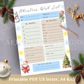 Kids Christmas Wish List, Christmas Gift Wish List, Kids Christmas Printable Wish List, Holiday Wish List, Gift Wish List, Kids Xmas List