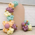 136pcs Retro Balloon Garland Kit Purple Blue Yellow Globos Baby Shower Boys 1st Birthday Kids Party Decor Gender Reveal Wedding Decoration