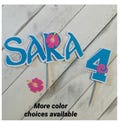 Luau cake topper ,Hawaii birthday, birthday luau  , luau