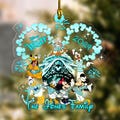 Personalized Mickey & Friends Disney Cruise Ornament, Disney Family Cruise Trip 2024 Christmas Shaker Ornament, Christmas Tree Home BYKD08