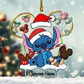 Personalized Disney Stitch Christmas Ornament/Lilo Stitch Ornament/Lilo and Stitch Ornament/Stitch Tree Hanging Stitch Ornament CZL414