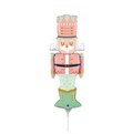 Mini Pink Nutcracker Balloons - 14 Inch - Christmas Foil Balloons - Ballerina - Nutcracker - Holiday Party Decorations
