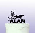 Personalised Bike Crash Cake Topper