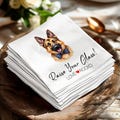 Custom Pet Napkins Raise Your Glass Wedding Napkins Dog Wedding Favors Bridal Shower Decor Personalized Wedding Bar Napkins