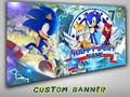 Sonic the Hedgehog Birthday Banner