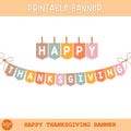 Thanksgiving Banner Printable Thanksgiving Banner PNG, Friendsgiving Sign, Thanksgiving Decor, Thanksgiving Party Sign, Festive Fall Decor
