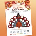 Friendsgiving Candy Dice Game, Friendsgiving Printable Game, Dice games, Candy games, Friendsgiving party, Friendsgiving print, Party games