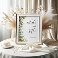 Printed and Shipped Cards and Gifts Sign | Winter Wedding, Engagement, Rehearsal, After Party | Tis the Season to be Married | Poster | WT03