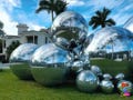 Giant Inflatable Mirror Balls, Outdoor Decorations, Pack Of 5 Balls, Silver Christmas Decorations, Pool Balls, reflective event decor, DJ