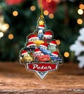 Personalized Disney Cars Pixar Ornament , Pixar Cars Movie Ornament, Cars Movie Birthday Ornament, Car Race Ornament, Race Car Gift BYKK02