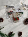 Custom Christmas Soap Favor for Family & Friend, Personalized Scented Soap Favor, Happy Holiday Gift for Company, Noel, Xmas, Wedding Favors