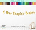 A New Chapter Begins Banner, Book Themed Baby Shower Decorations, Book Bridal Shower Banner, Booktok Party Decorations, A New Story Begins