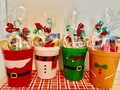 Christmas Holiday Santa Party Favor Loot Bags! Pre Filled Goodie Bags!