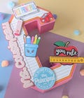 3D Letter Vice Principal Gift, Teacher Appreciation 3D Letter, Educator Present, End of Year Thank You, Back to School, 3D Letter Decor