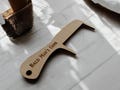 Bald Man's Comb - Funny Gag Gift for Bald Friends - Humorous Wooden Gift - Novelty Comb for Bald Heads - Fun Gift for Men