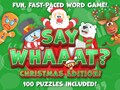 Christmas Say What! | Interactive Holiday Word Game | Editable PowerPoint w/Scoreboard, Timer, Music | Family, Office, Zoom Holiday Parties