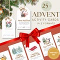 Printable Advent Activity Cards | Christmas Countdown | Activity Card Templates | Christmas Bucket List | Christmas Activities | PDFdownload