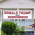 Donald Trump 2024 Banner, Patriotic Banner, Trump Decor, President Trump, 2024 Trump Banner, Election Sign, Vote 2024, Outdoor Banner
