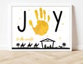 Christmas Nativity Handprint Art, Joy Handprint Craft, Sunday School Craft, Christmas Crafts for Kids, Sunday School Christmas Craft