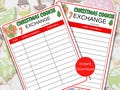 Christmas Cookie Exchange Sign Up Sheet, Cookie Exchange Party Sign Up Sheet, Holiday Cookie Exchange Sign Up, Cookie Swap Sign Up
