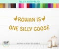 Custom One Silly Goose Banner, Silly Little Goose Birthday Decorations, Goose Theme 1st Birthday Decor Party Supplies Themed