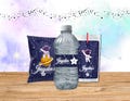 Space Theme Party Favor Set: Juice Pouch, Snack Bag & Bottle Labels - Cosmic Printable Templates, Digital Files Only 011