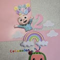 Coco pink cake topper