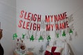Christmas Decorations, Sleigh My Name Banner, Funny Christmas Sign, Christmas Party, Funny Christmas Decor, Christmas Twerk, Friendsmas