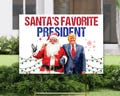 Santa's Favorite President Yard Sign, Victory 2024 Election Yard Sign, Republican Yard Sign, Trump Supporter Gift, 47th President Lawn Sign