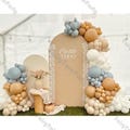 160pcs Blue and Brown Balloon Arch Set Gender Reveal Party Supplies Baby 1st Birthday Party Balloons DIY Party Decoration Balloon Chain