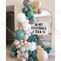 166 Retro Balloon Arch White Sand Green Boho Matte Balloons Boy 1st Birthday Soccer Party Supplies Baby Shower Gender Reveal Wedding Decor