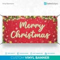 Christmas Vinyl Banner, Winter Outdoor Christmas Sign Banner, Christmas Outdoor Sign, Vinyl Banner, Merry Christmas, Custom Backdrop Yard
