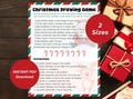 Christmas Drawing Challenge Game, Christmas Party Activity for Kids Adults, Holiday Game for Family Office Parties, Xmas Party Game